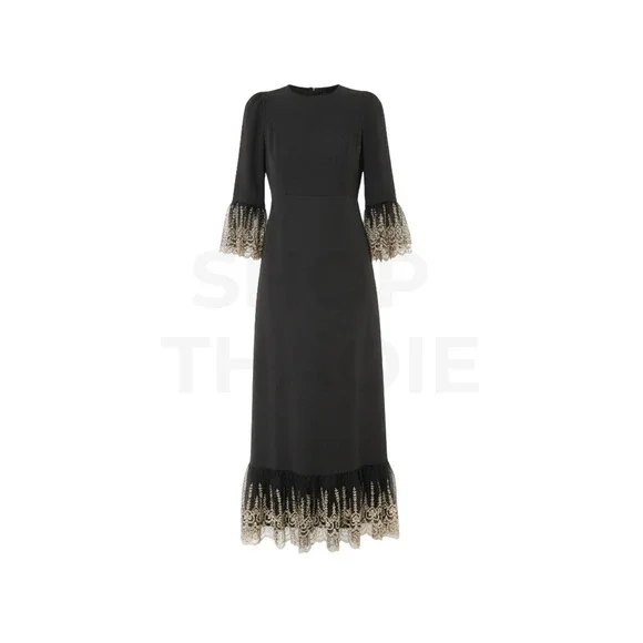 POMANDER PLACE Black Lillith Dress Size M NWT Retail $188 Tuckernuck - Picture 7 of 7